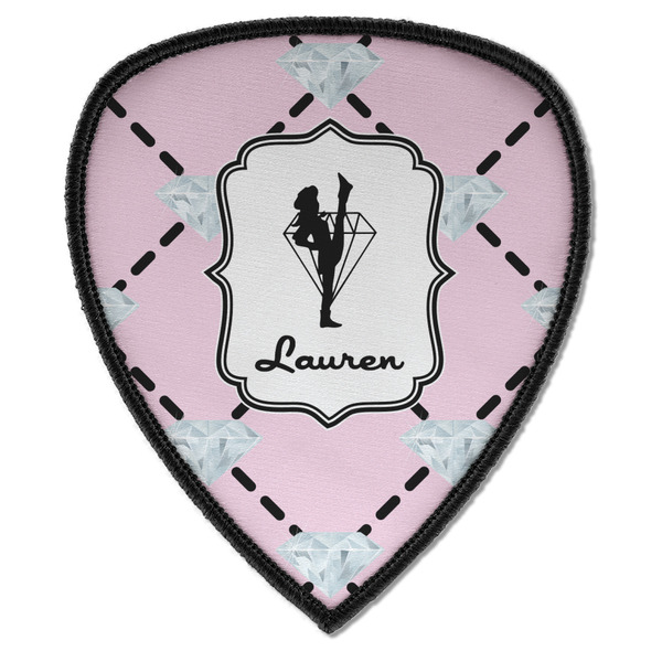 Custom Diamond Dancers Iron on Shield Patch A w/ Name or Text