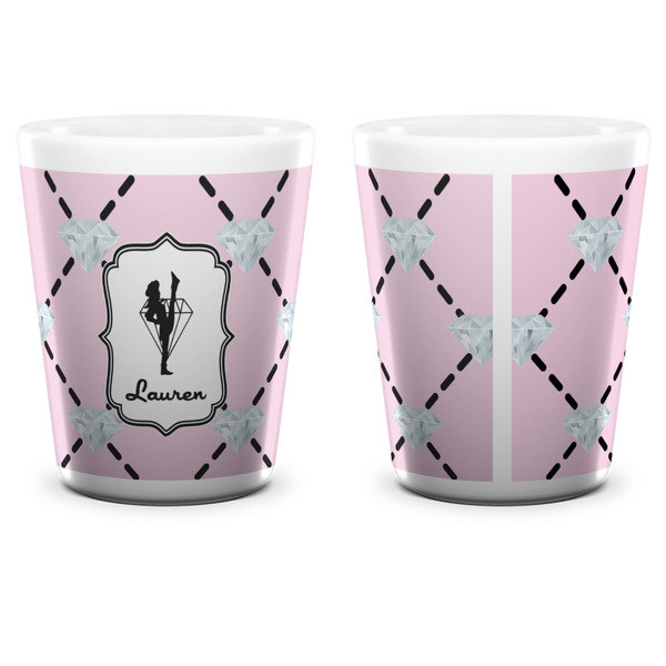 Diamond Dancers Shot Glass - White - APPROVAL