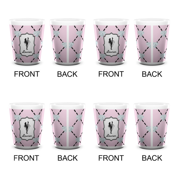 Diamond Dancers Shot Glass - White - Set of 4 - APPROVAL