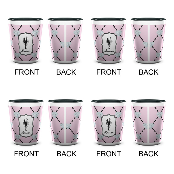 Diamond Dancers Shot Glassess - Two Tone - Set of 4 - APPROVAL