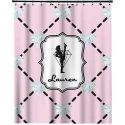 Diamond Dancers Extra Long Shower Curtain - 70"x84" (Personalized)