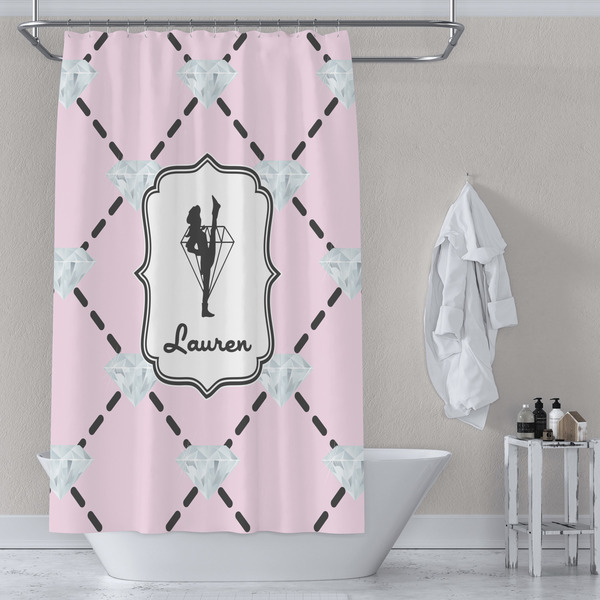 Diamond Dancers Shower Curtain Lifestyle