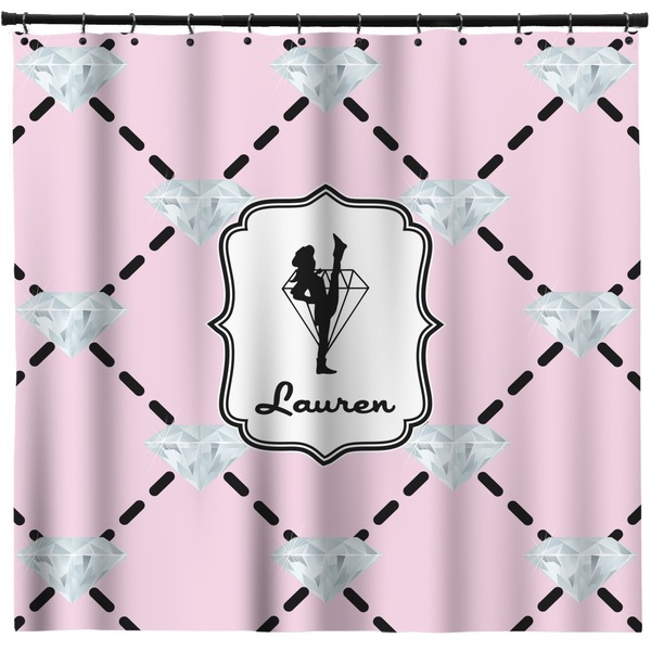 Custom Diamond Dancers Shower Curtain - Custom Size (Personalized)