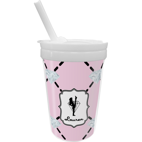 Custom Diamond Dancers Sippy Cup with Straw (Personalized)