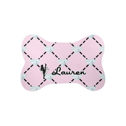 Diamond Dancers Bone Shaped Dog Food Mat (Small) (Personalized)