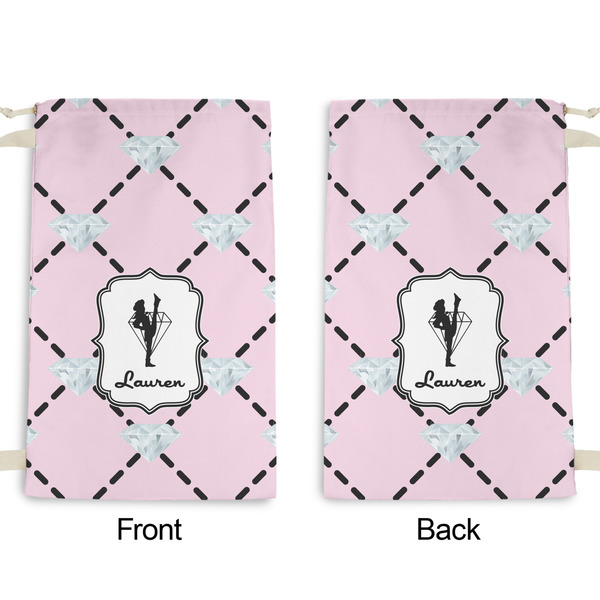 Diamond Dancers Small Laundry Bag - Front & Back View