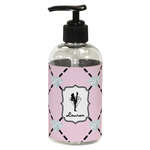 Diamond Dancers Plastic Soap / Lotion Dispenser (8 oz - Small - Black) (Personalized)