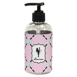 Diamond Dancers Plastic Soap / Lotion Dispenser (8 oz - Small - Black) (Personalized)