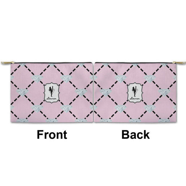 Diamond Dancers Small Zipper Pouch Approval (Front and Back)