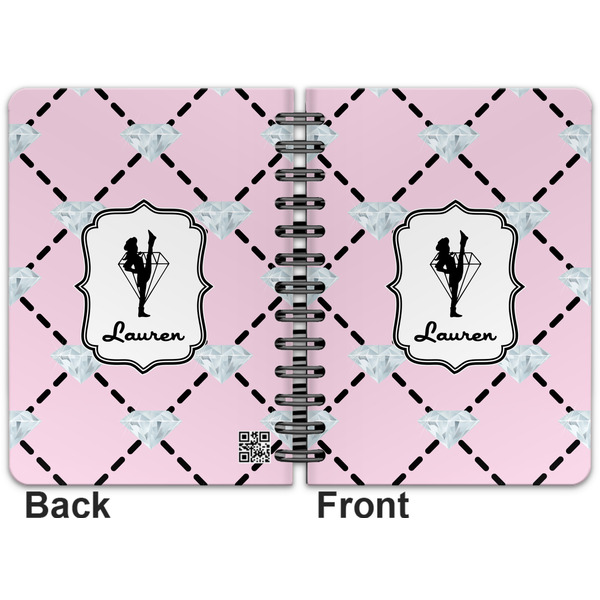 Diamond Dancers Spiral Journal 5 x 7 - Apvl