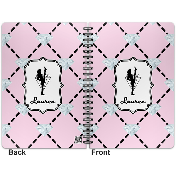 Diamond Dancers Spiral Journal 7 x 10 - Apvl