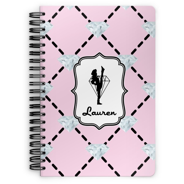 Custom Diamond Dancers Spiral Notebook (Personalized)