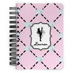 Diamond Dancers Spiral Notebook - 5x7 w/ Name or Text