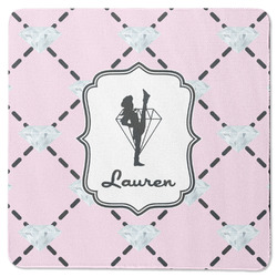 Diamond Dancers Square Rubber Backed Coaster (Personalized)