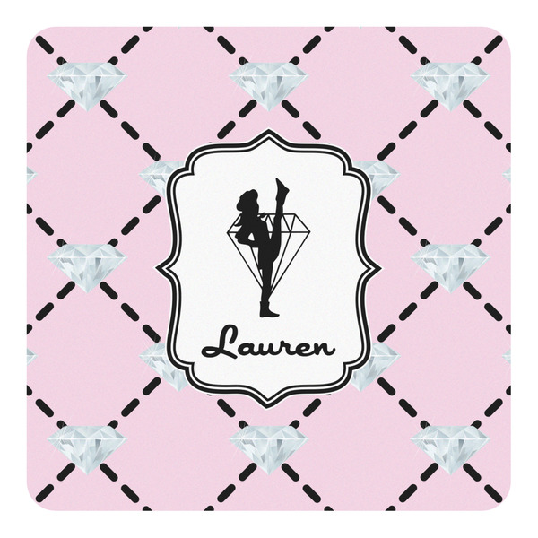 Custom Diamond Dancers Square Decal - Medium (Personalized)