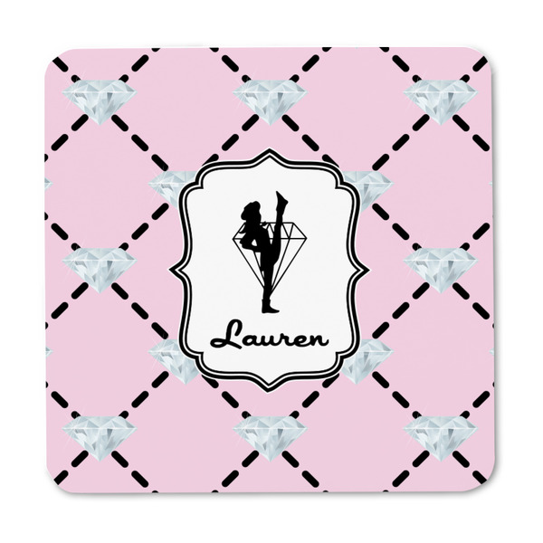 Diamond Dancers Square Fridge Magnet - FRONT