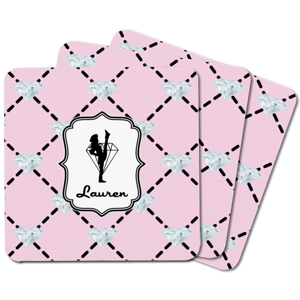 Diamond Dancers Square Fridge Magnet - MAIN