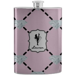 Diamond Dancers Stainless Steel Flask (Personalized)