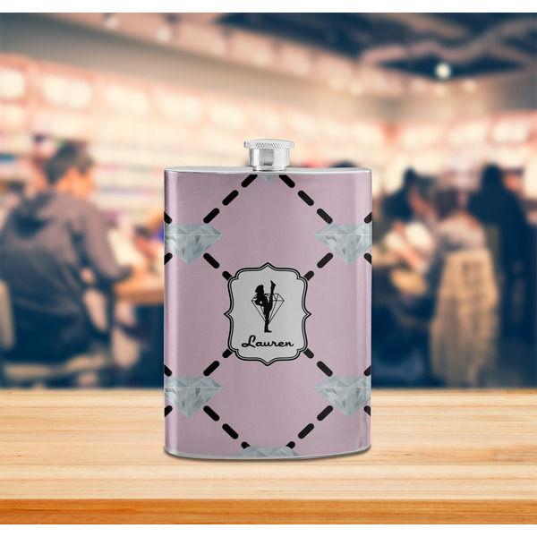 Diamond Dancers Stainless Steel Flask - LIFESTYLE 2