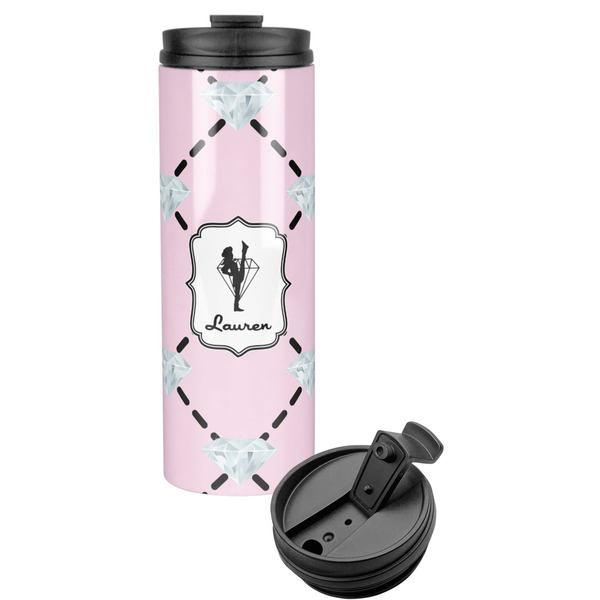 Custom Diamond Dancers Stainless Steel Skinny Tumbler (Personalized)