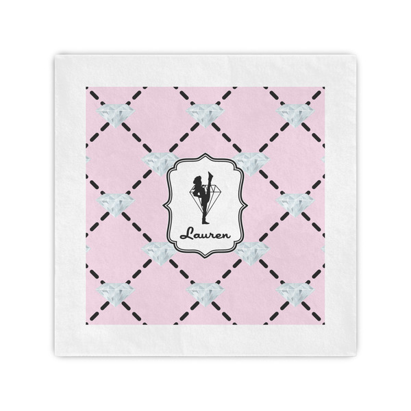 Custom Diamond Dancers Standard Cocktail Napkins (Personalized)