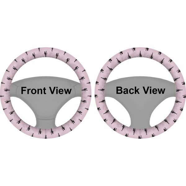 Diamond Dancers Steering Wheel Cover- Front and Back