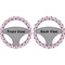 Diamond Dancers Steering Wheel Cover- Front and Back