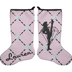 Diamond Dancers Holiday Stocking - Double-Sided - Neoprene (Personalized)