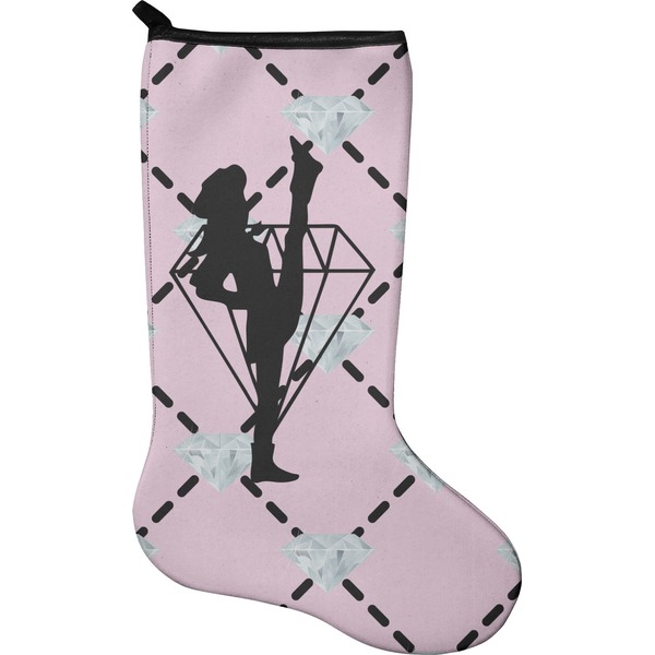 Custom Diamond Dancers Holiday Stocking - Neoprene