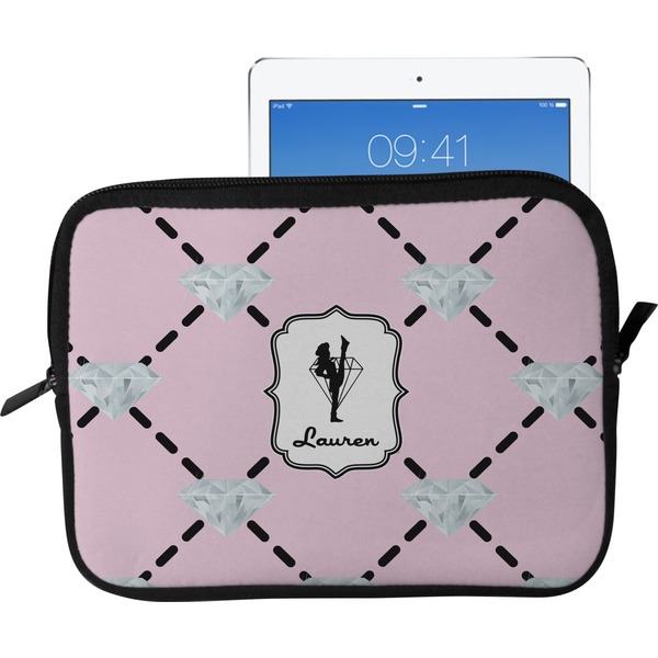 Custom Diamond Dancers Tablet Case / Sleeve - Large (Personalized)