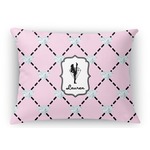 Diamond Dancers Rectangular Throw Pillow Case - 12"x18" (Personalized)