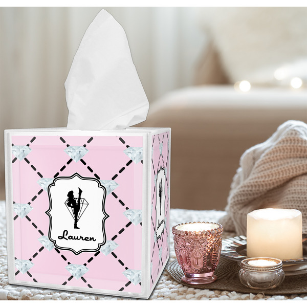 Diamond Dancers Tissue Box - LIFESTYLE