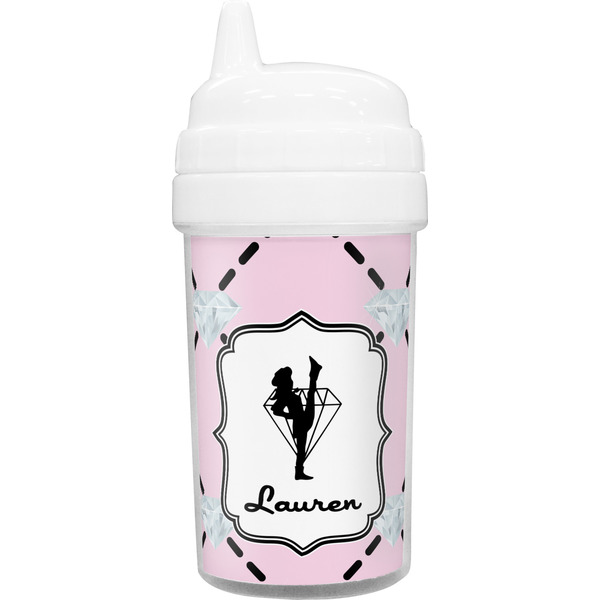 Custom Diamond Dancers Toddler Sippy Cup (Personalized)