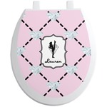 Diamond Dancers Toilet Seat Decal (Personalized)