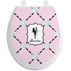 Diamond Dancers Toilet Seat Decal (Personalized)