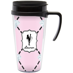 Diamond Dancers Acrylic Travel Mug with Handle (Personalized)