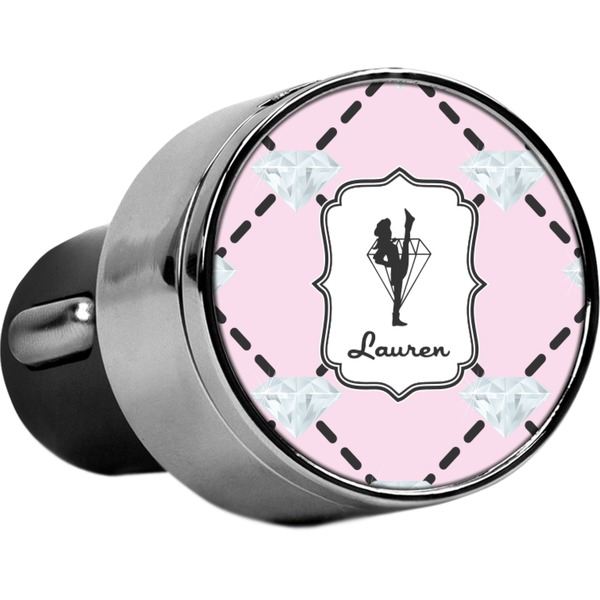 Custom Diamond Dancers USB Car Charger (Personalized)