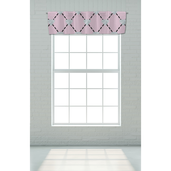 Diamond Dancers Valance - On window