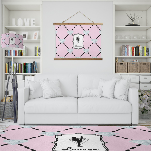 Diamond Dancers Wall Hanging Tapestry - IN CONTEXT