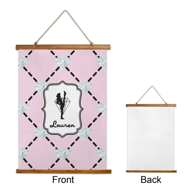 Diamond Dancers Wall Hanging Tapestry - Portrait - APPROVAL