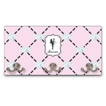 Diamond Dancers Wall Mounted Coat Rack (Personalized)