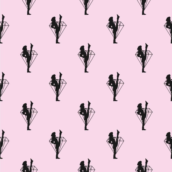 Custom Diamond Dancers Wallpaper & Surface Covering (Water Activated 24"x 24" Sample)