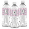 Diamond Dancers Water Bottle Labels - Front View