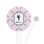 Diamond Dancers Round Plastic Stir Sticks (Personalized)