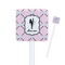 Diamond Dancers Square Plastic Stir Sticks (Personalized)