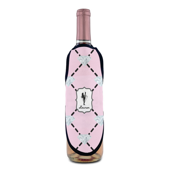 Diamond Dancers Wine Bottle Apron - IN CONTEXT
