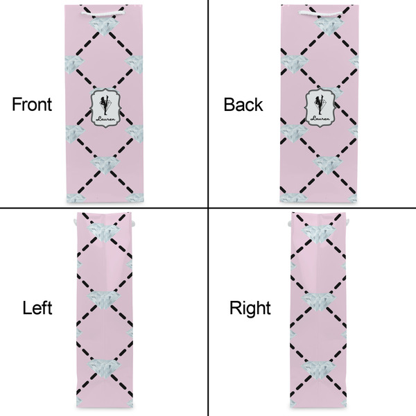 Diamond Dancers Wine Gift Bag - Matte - Approval