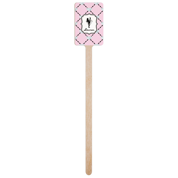 Diamond Dancers Wooden 6.25" Stir Stick - Rectangular - Single Stick