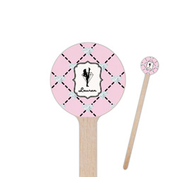 Diamond Dancers Round Wooden Stir Sticks (Personalized)