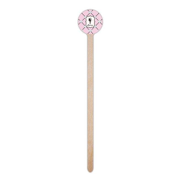 Diamond Dancers Wooden 6" Stir Stick - Round - Single Stick